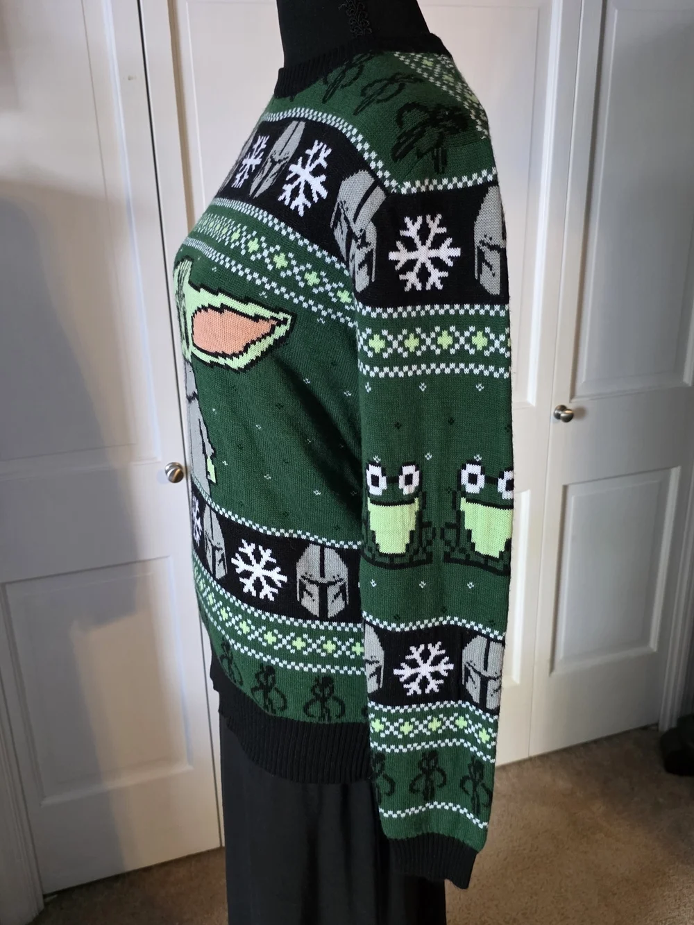 Star Wars The Child Green Holiday Sweater - Men